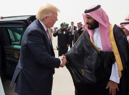 Real purpose of Trump's Mideast trip comes into focus as his explanations fall apart under scrutiny